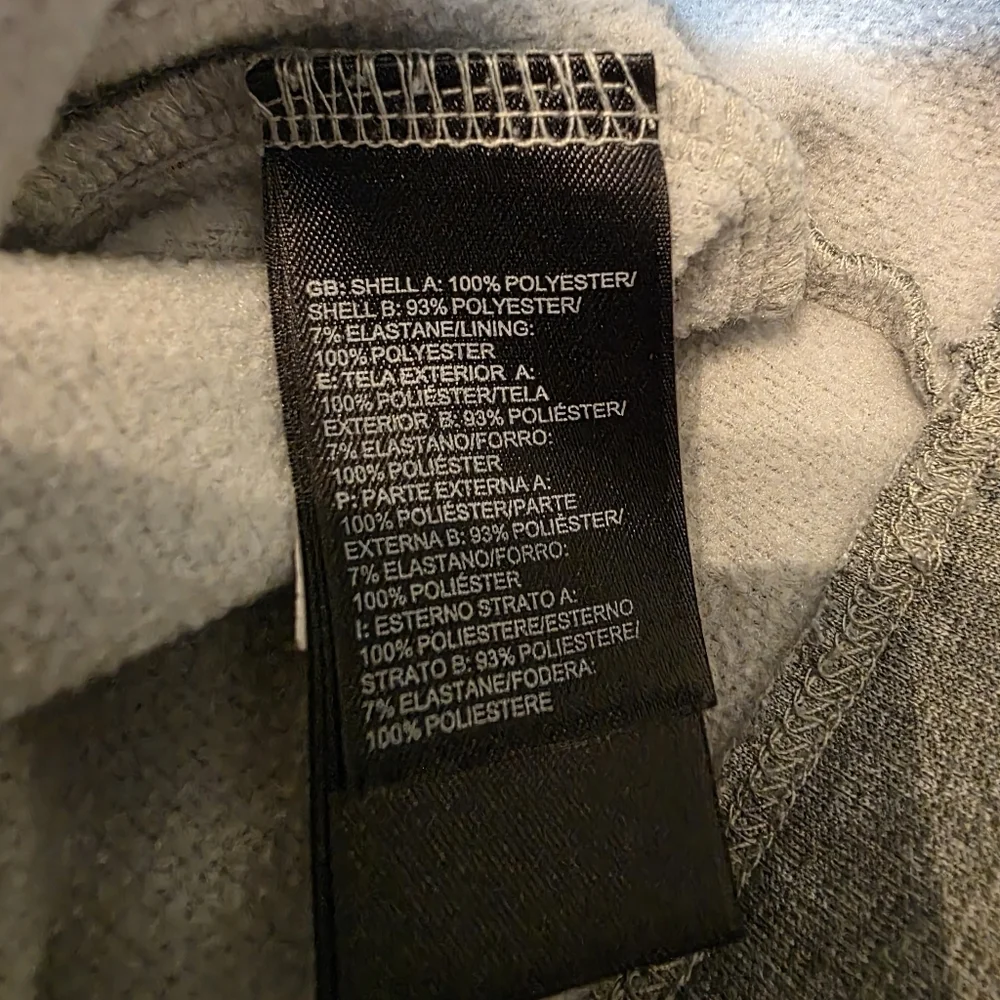 The North Face Gray Half-Zip Pullover Lightweigh Jacket, Mens Size Large